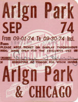 September 1974 monthly ticket