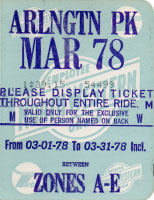 March 1978 monthly ticket