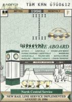 September 1996 monthly ticket