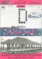 January 1998 monthly ticket
