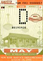 May 1998 monthly ticket