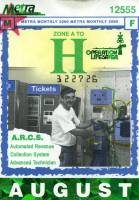 August 2000 monthly ticket