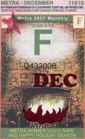 December 2007 monthly ticket