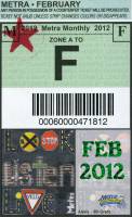February 2012 monthly ticket