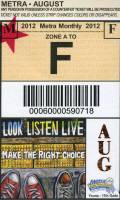August 2012 monthly ticket