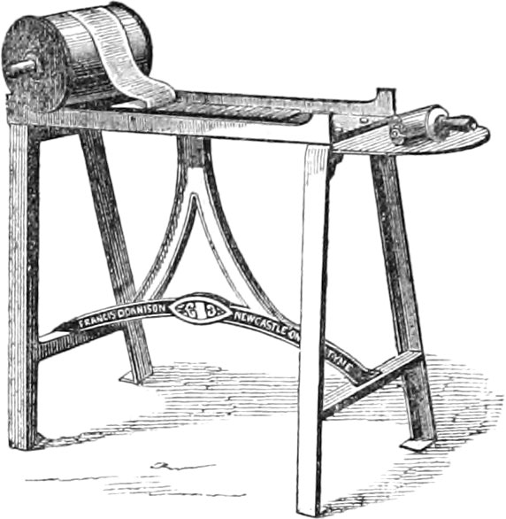 Illustration of a galley press