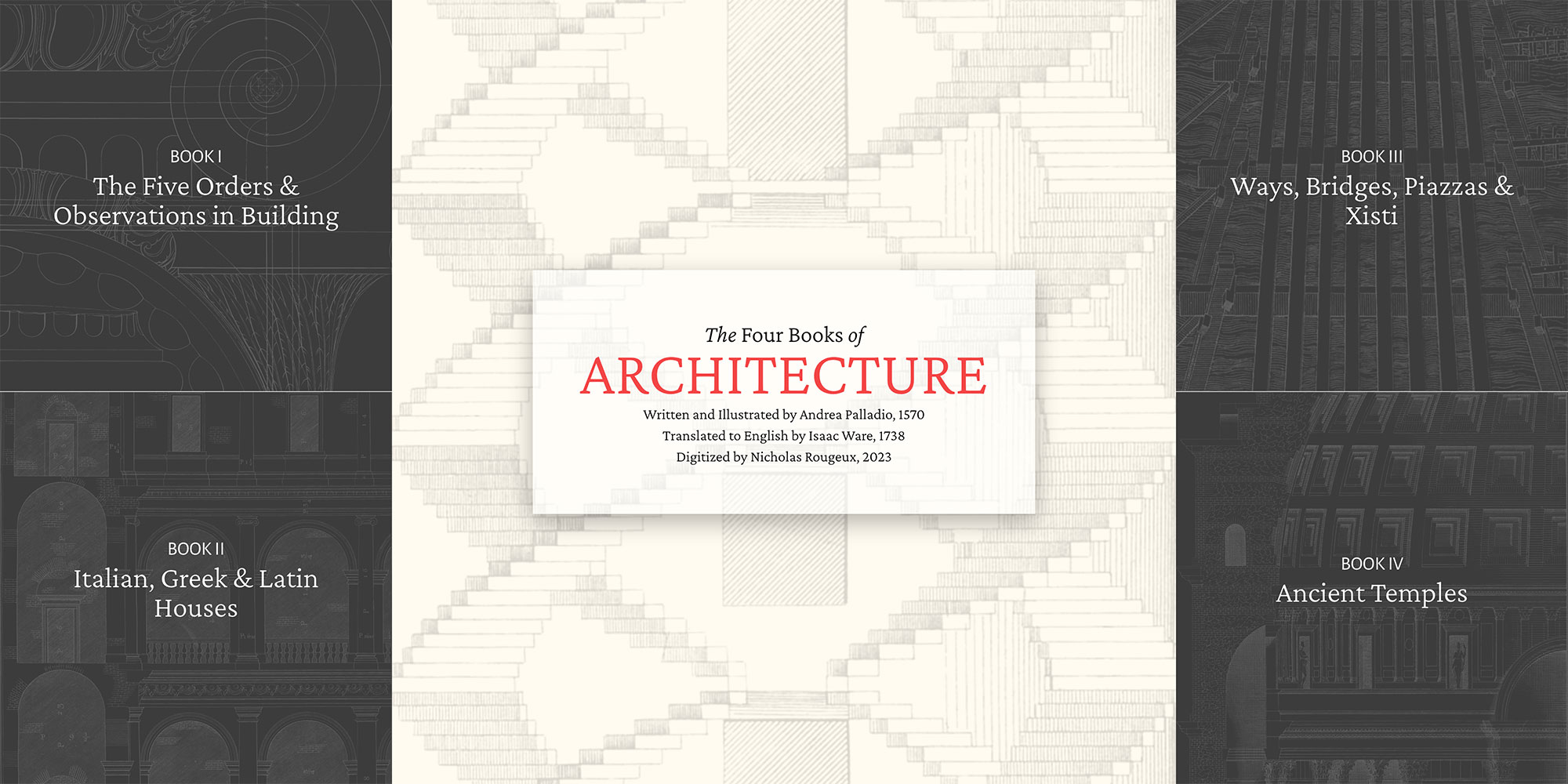 Posters - The Four Books of Architecture