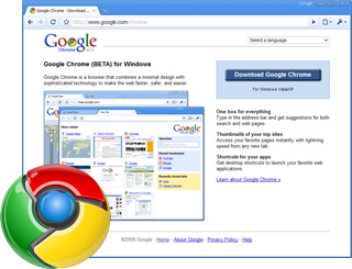 Google Chrome screenshot and logo