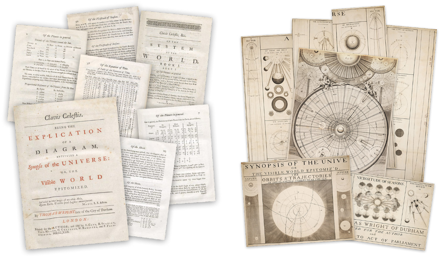 Scans of text and sheets