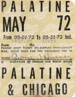 May 1972 monthly ticket