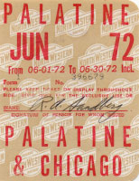 June 1972 monthly ticket