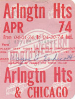 April 1974 monthly ticket