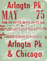 May 1975 monthly ticket