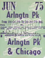 June 1975 monthly ticket