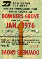 January 1976 monthly ticket