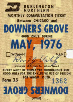 May 1976 monthly ticket