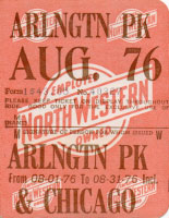 August 1976 monthly ticket