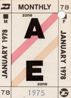 January 1978 monthly ticket