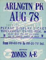 August 1978 monthly ticket