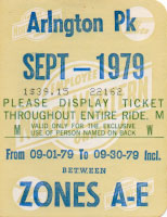 September 1979 monthly ticket