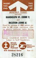May 1983 monthly ticket