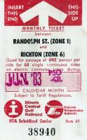 June 1983 monthly ticket