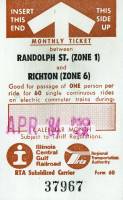 April 1984 monthly ticket