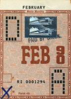 February 1990 monthly ticket