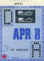 April 1990 monthly ticket