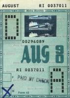 August 1990 monthly ticket