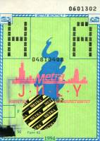 July 1994 monthly ticket