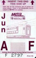 June 1995 monthly ticket