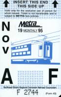 November 1995 monthly ticket