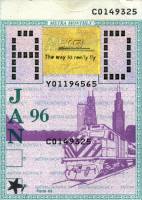 January 1996 monthly ticket