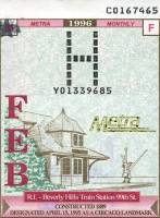 February 1996 monthly ticket