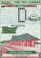 November 1996 monthly ticket