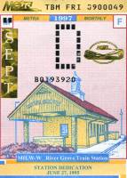 September 1997 monthly ticket