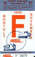 November 1997 monthly ticket
