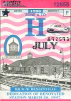 July 1998 monthly ticket