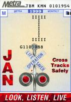 January 1999 monthly ticket