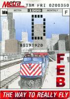 February 1999 monthly ticket