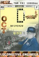 October 1999 monthly ticket
