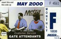 May 2000 monthly ticket