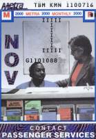 November 2000 monthly ticket