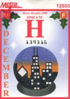 December 2000 monthly ticket