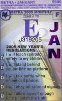 January 2005 monthly ticket