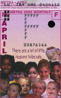 April 2005 monthly ticket
