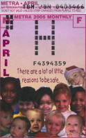 April 2005 monthly ticket