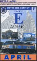 April 2006 monthly ticket