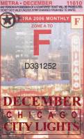 December 2006 monthly ticket